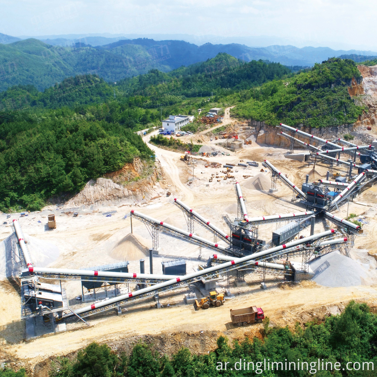 مصنع تكسير الحجر الجيري limestone crushing plant